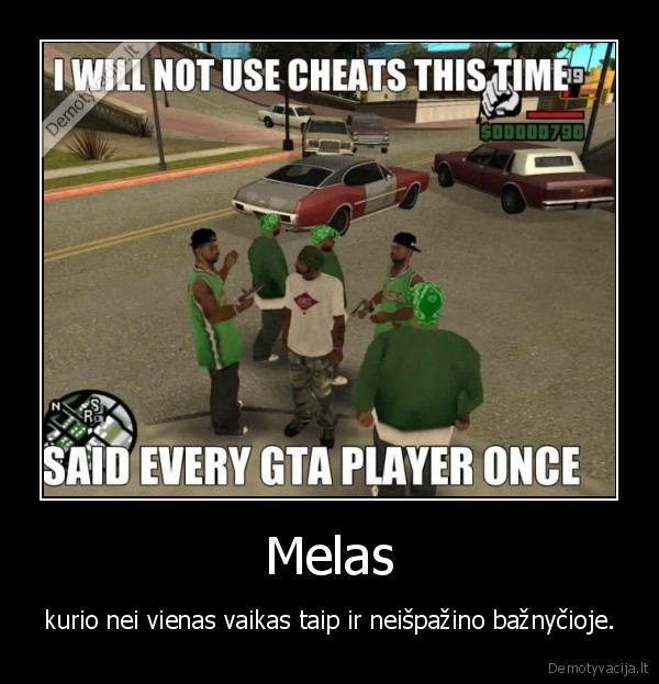 gta,ispazintis,melas
