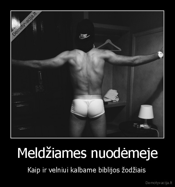 Meldžiames nuodėmeje