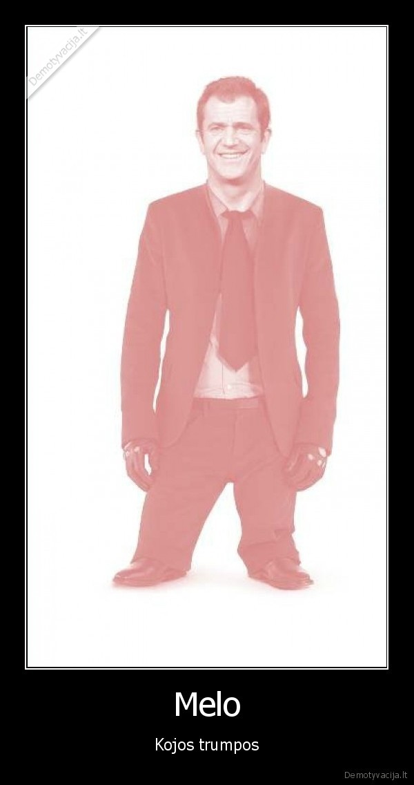 melas, gibsonas,melagis,trumpakojis