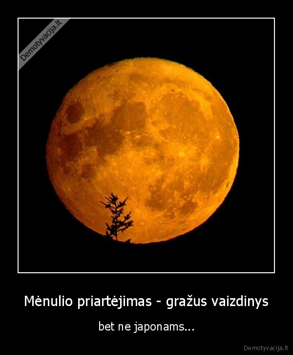 Mėnulio priartėjimas - gražus vaizdinys