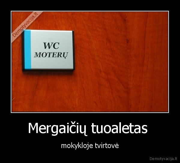 Mergaičių tuoaletas 