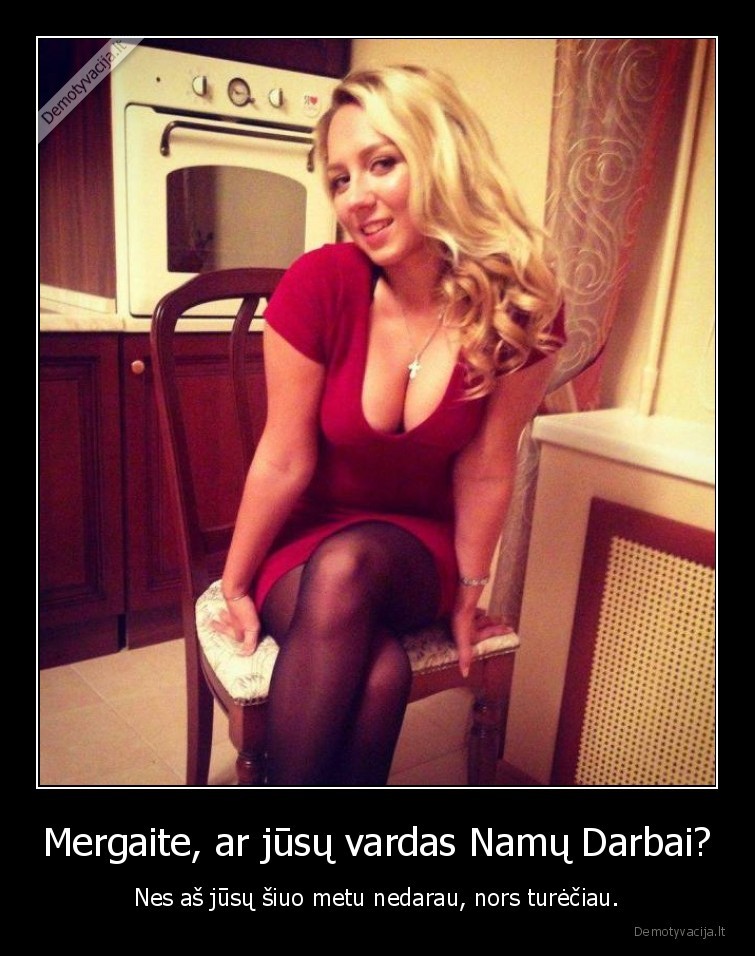 mergina,namu, darbai,papai,pick, up, line