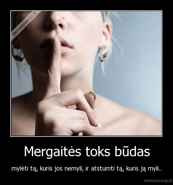 Mergaitės toks būdas