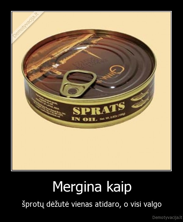 mergina, sprotai