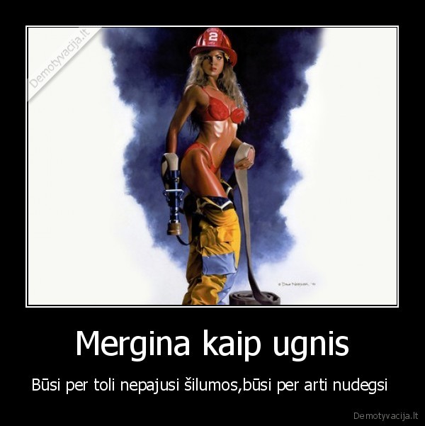 merginos,ugnis