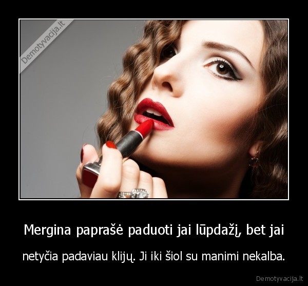 lupdazis,klijai,mergina