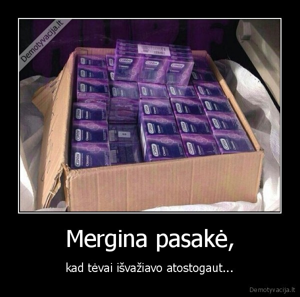 mergina,atostogos,tevai