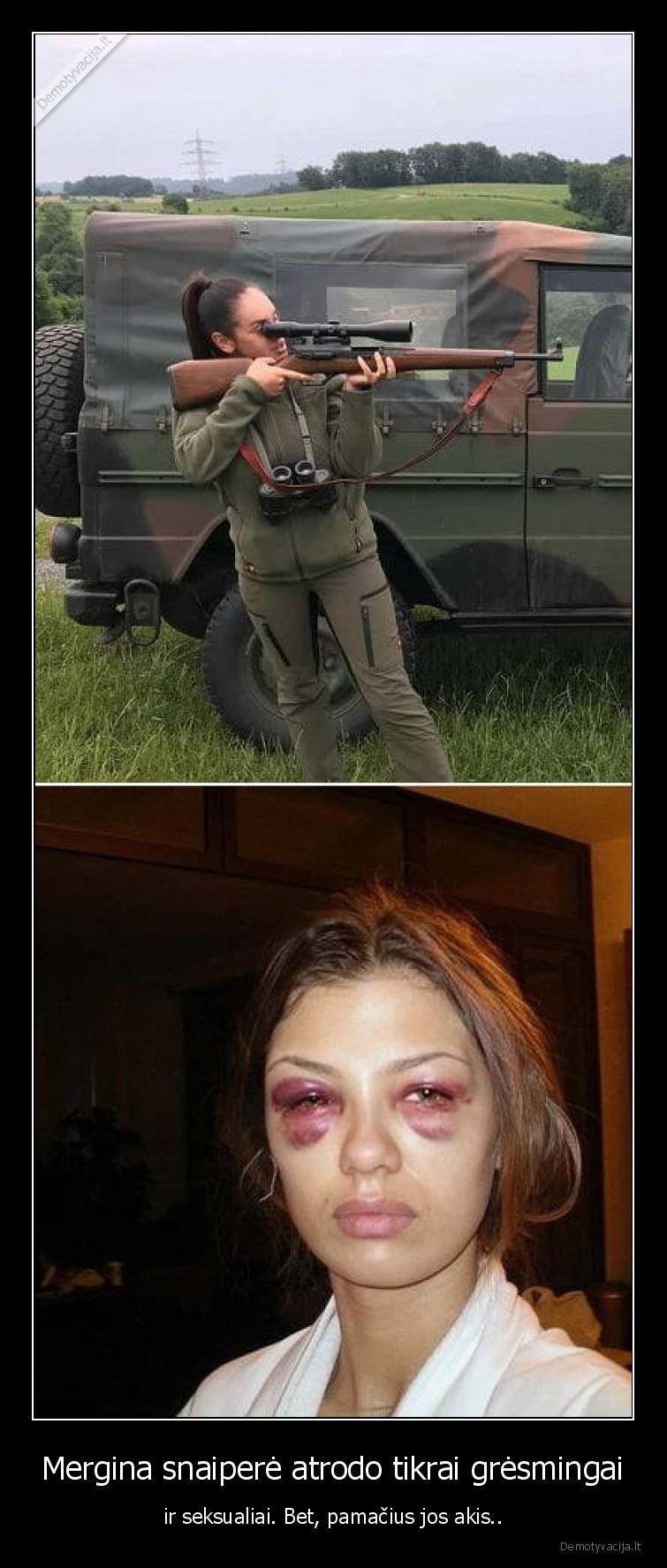 mergina,snaipere,merginos,ginklai,akys,fanarai