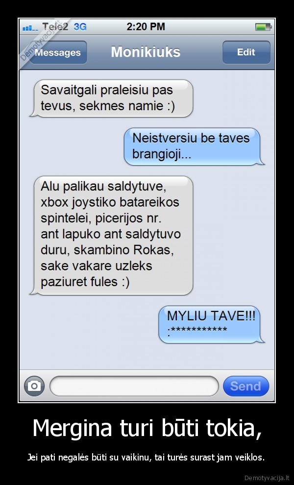 merginos,idealios,savaitgalis,pasirupino