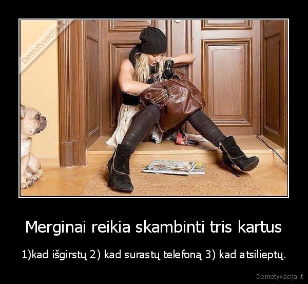 mergina,telefonas,rankine