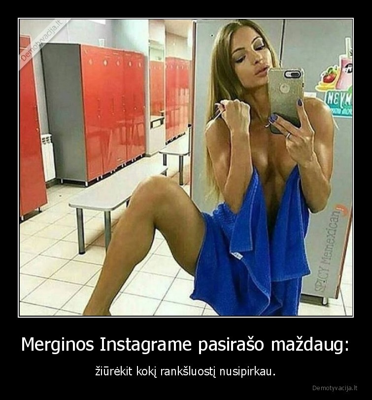 mergina,rankslusotis,papai,instagramas