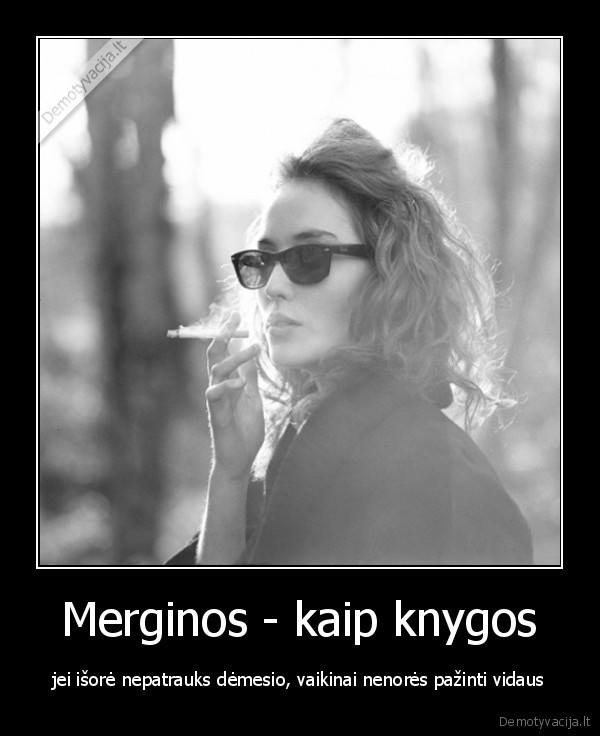Merginos - kaip knygos