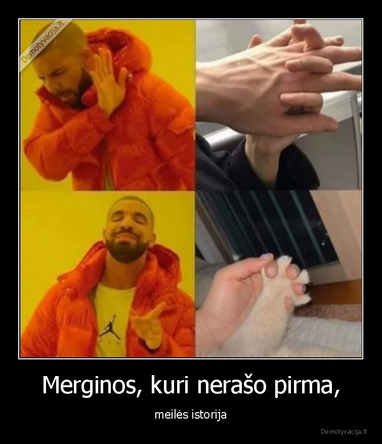 mergina,neraso,pirma,katinas