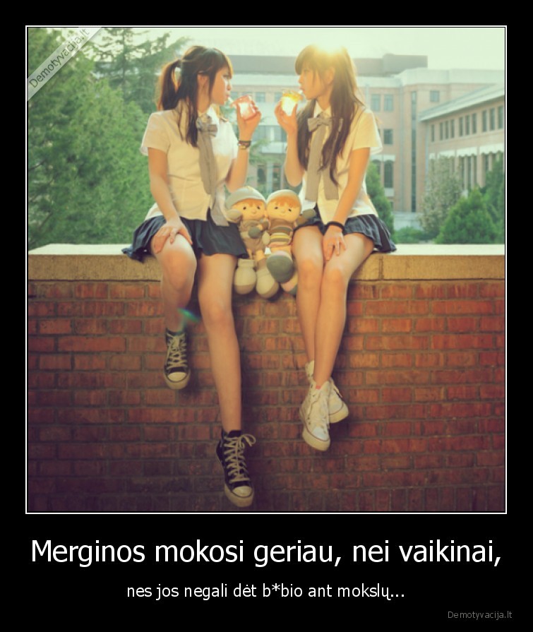 merginos,mokslai