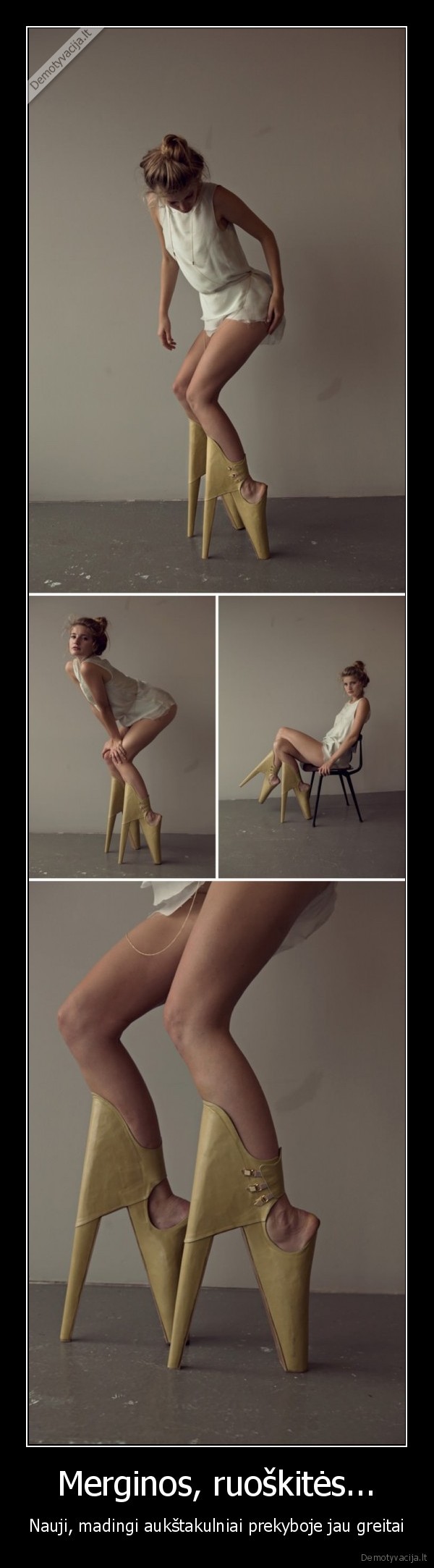 Merginos, ruoškitės...