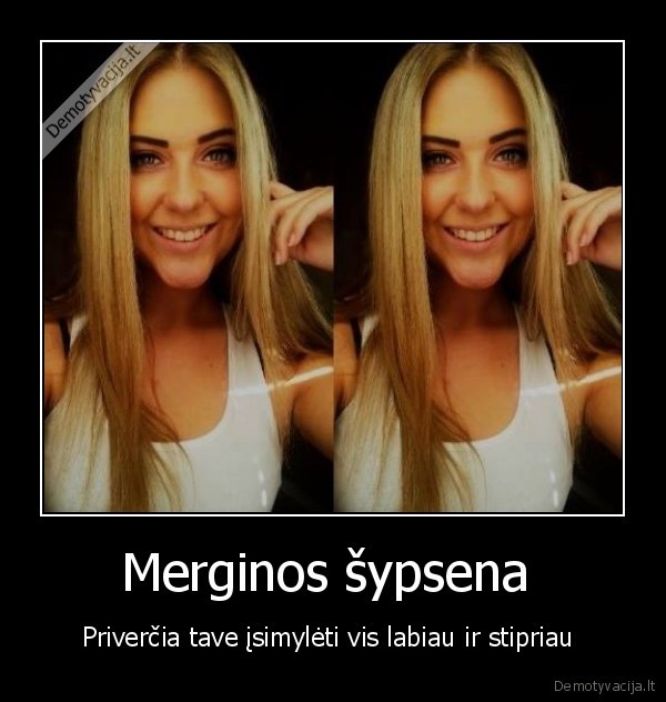 Merginos šypsena 