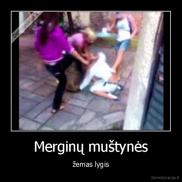 Merginų muštynės