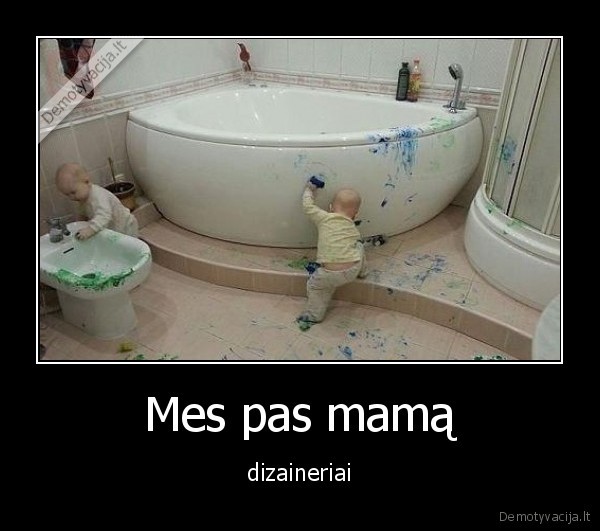 mama,vaikai,dizaineriai