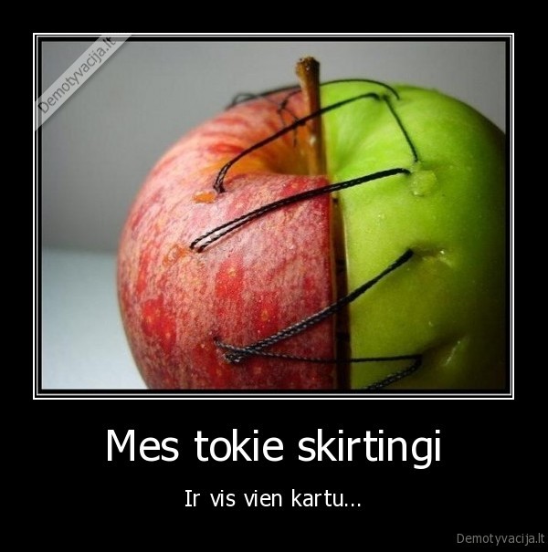 meile,skirtumas,obuolys,puse