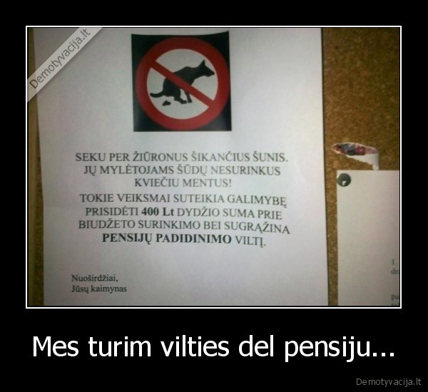 Mes turim vilties del pensiju...