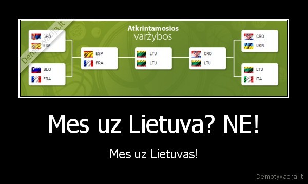 Mes uz Lietuva? NE!