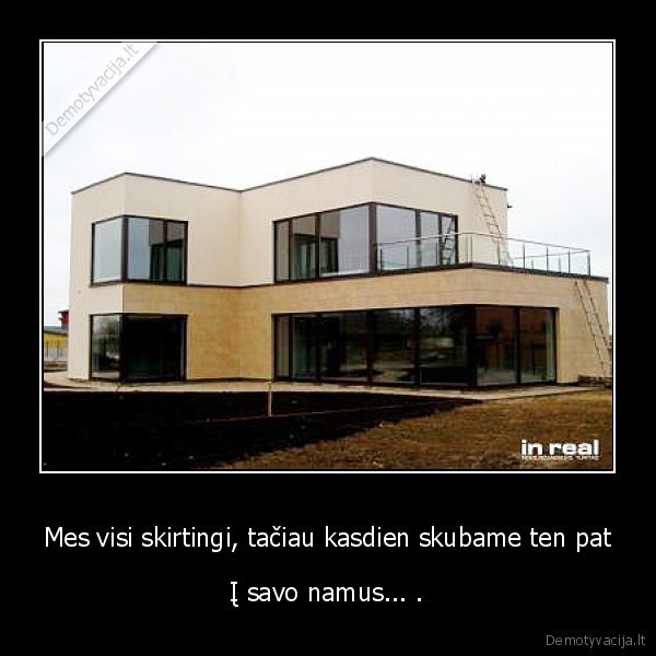 Mes visi skirtingi, tačiau kasdien skubame ten pat