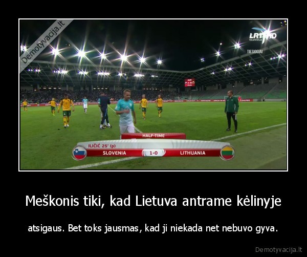 lietuva,slovenija,futbolas,mirtis