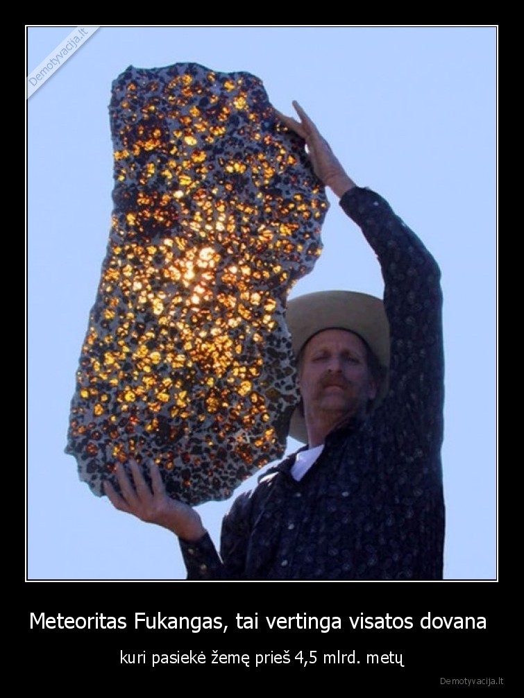meteoritas,fukangas,dovana