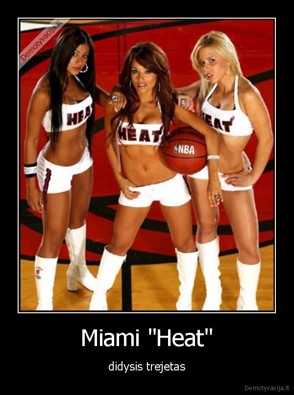 miami, heat, didysis, trejetas, big, 3