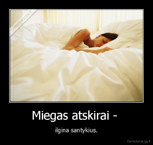 miegas,santykiai