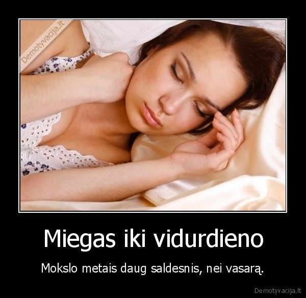 Miegas iki vidurdieno