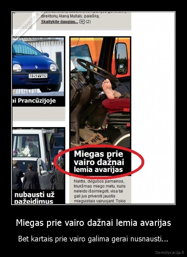avarija,vairuoti,miegas