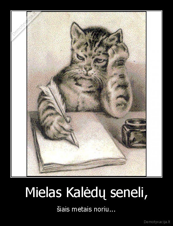 Mielas Kalėdų seneli,