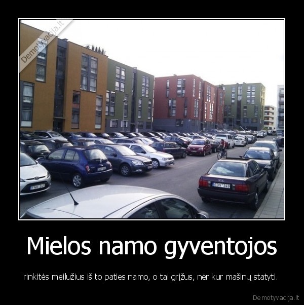 meiluziai,kiemas,automobiliai