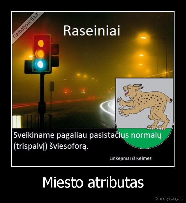 raseiniai, sviesoforas