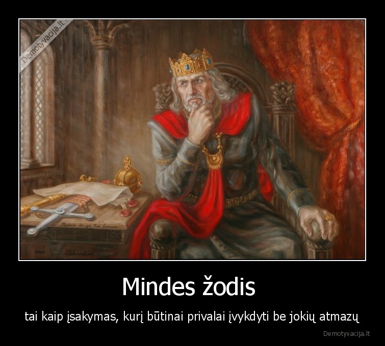 mindaugo, zodis