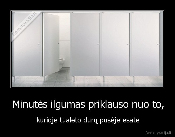 Minutės ilgumas priklauso nuo to,