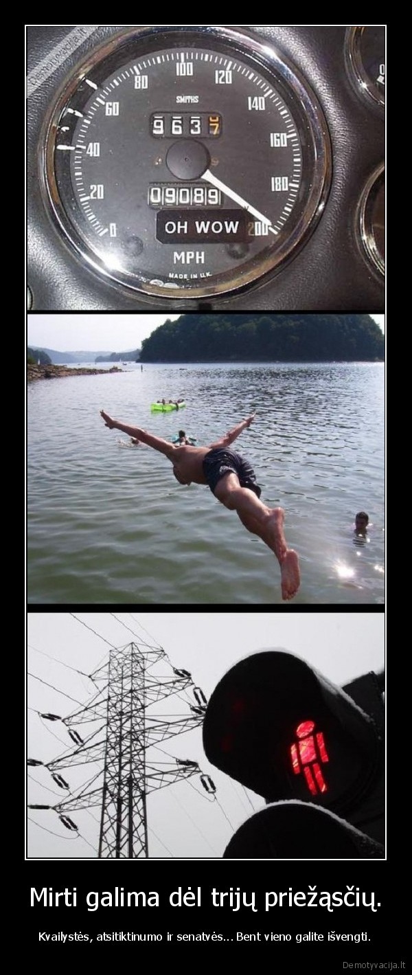 Mirti galima dėl trijų priežąsčių.