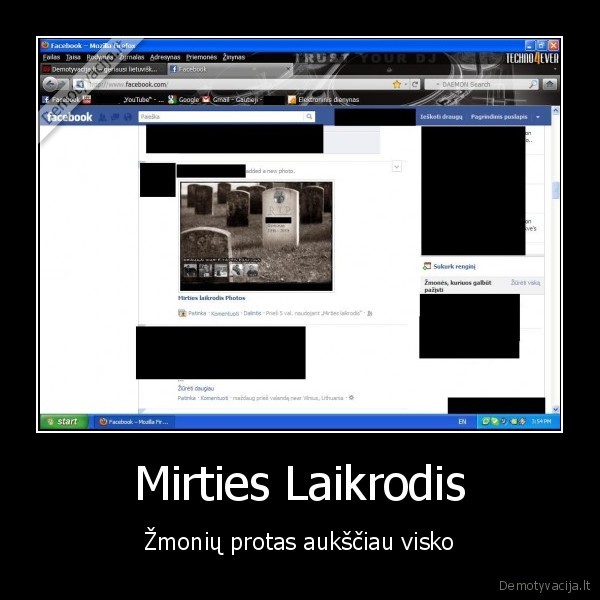 facebook,mirties, laikrodis