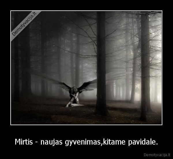Mirtis - naujas gyvenimas,kitame pavidale.