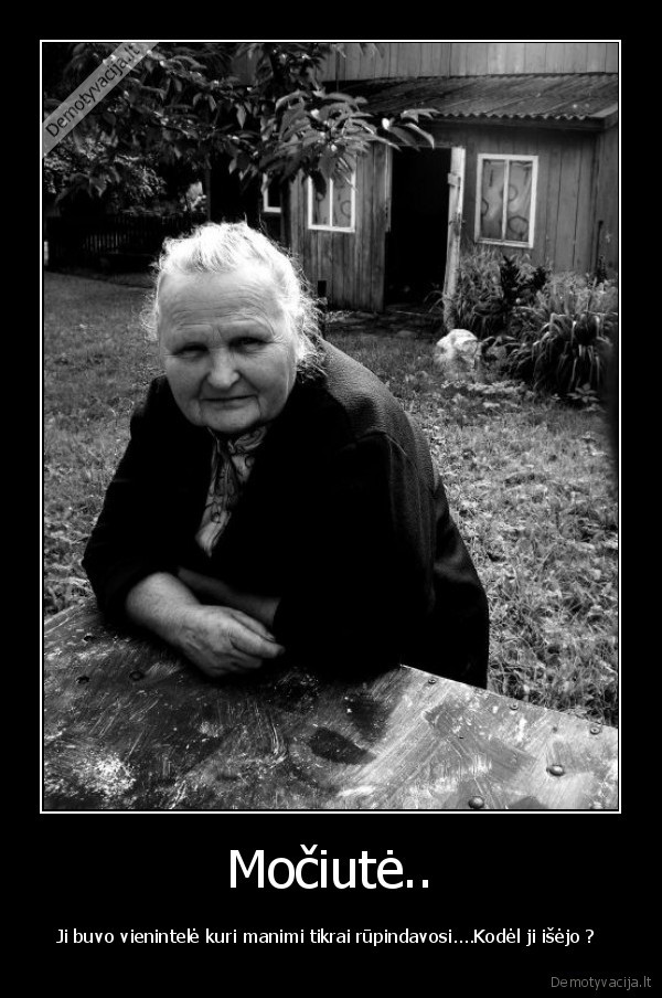 Močiutė..