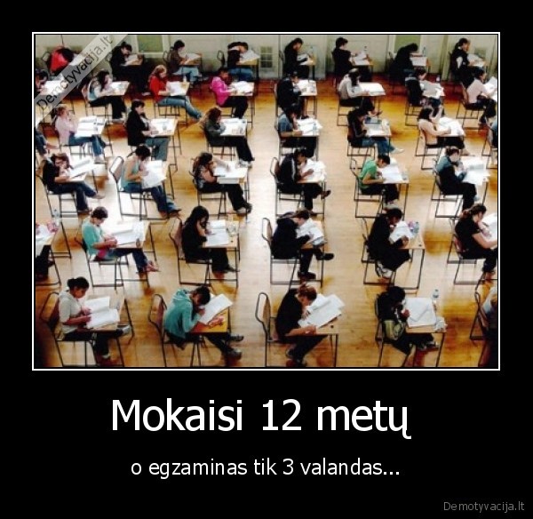 Mokaisi 12 metų 