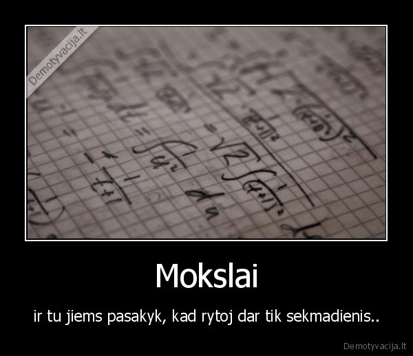Mokslai