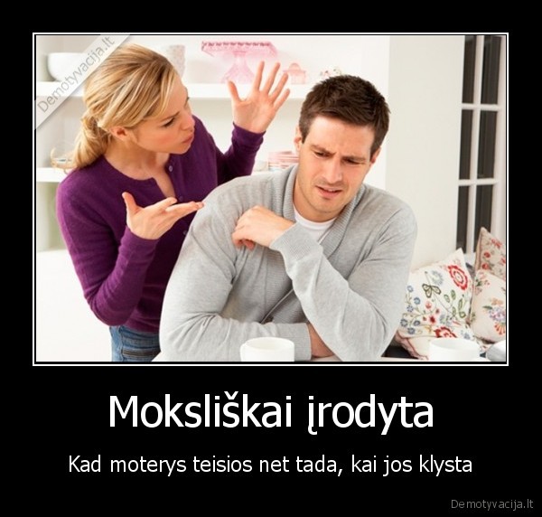 Moksliškai įrodyta