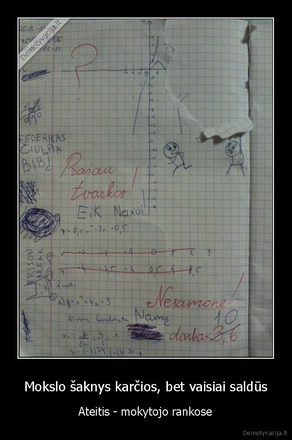 Mokslo šaknys karčios, bet vaisiai saldūs