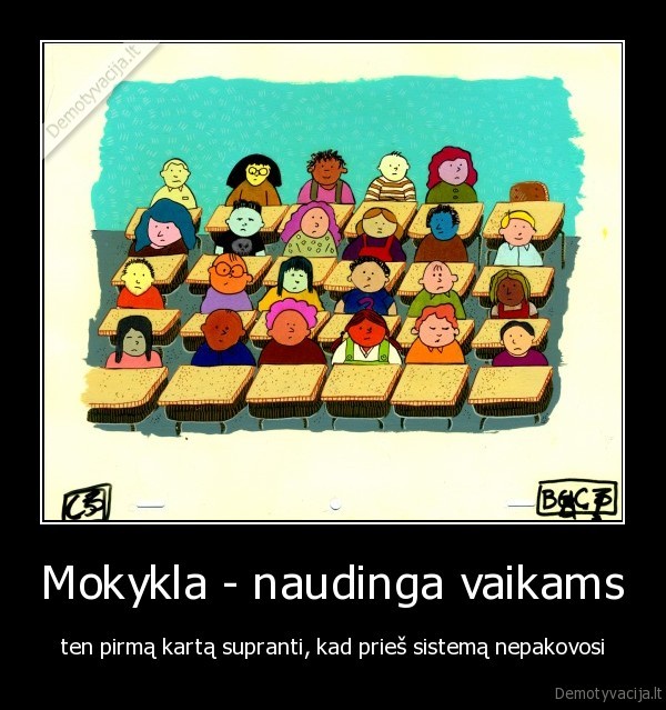 Mokykla - naudinga vaikams