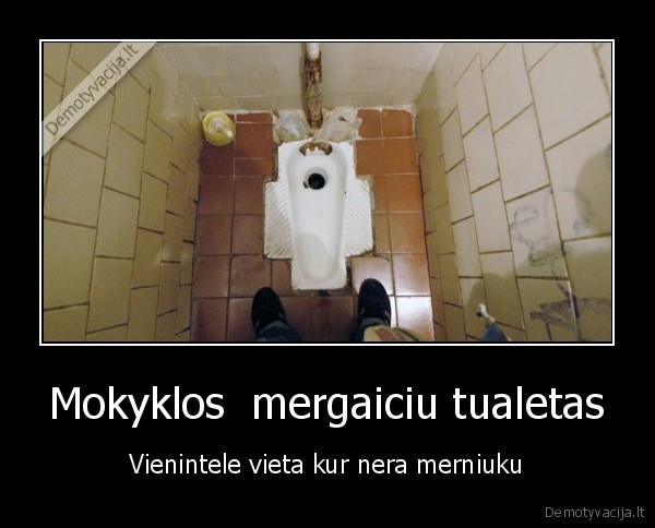 Mokyklos  mergaiciu tualetas
