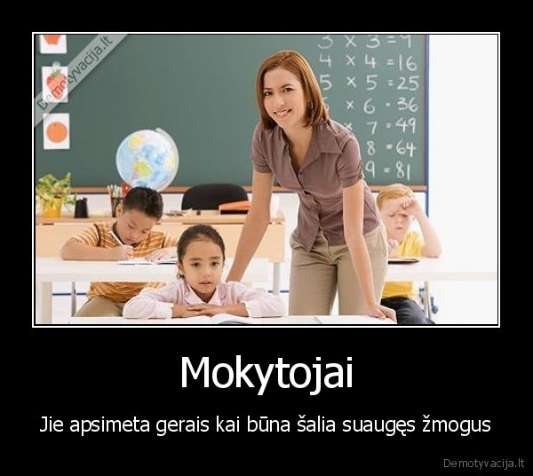 mokytojai