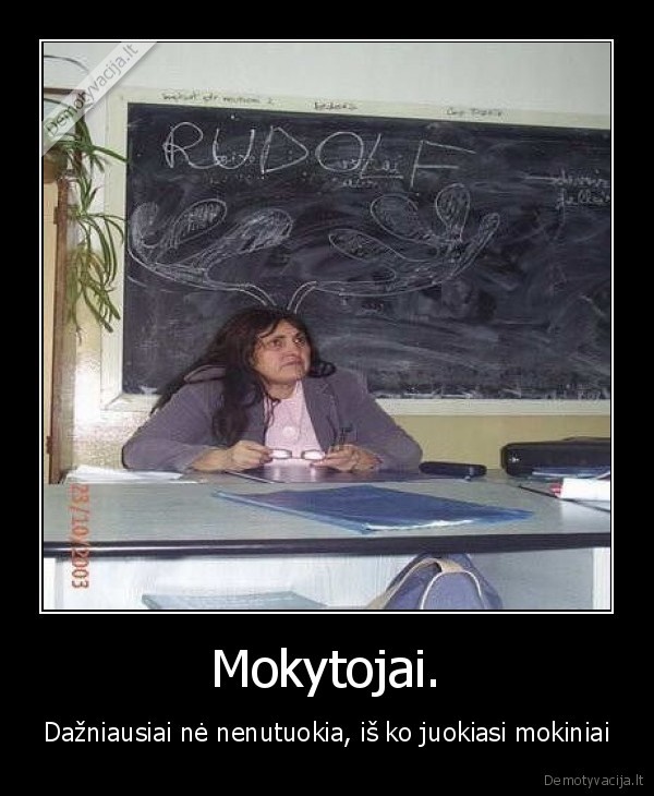 kaledu, elnias, mokytoja