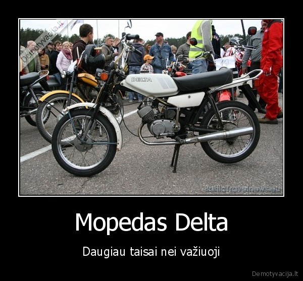 mopedas,delta,vaziuoji